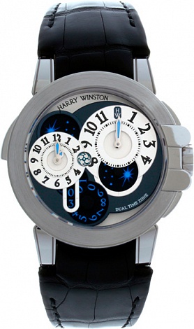 Harry Winston Ocean Dual Time 400/MATZ44ZC.W watch Replica